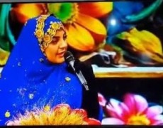 حضور دهیار کورک کله بندی بخش دلوار بعنوان نماینده بانوی دهیاران استان در برنامه ایران من