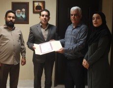 تقدیر دهیار و اعضای شورای اسلامی گورک کله بندی از بخشدار دلوار